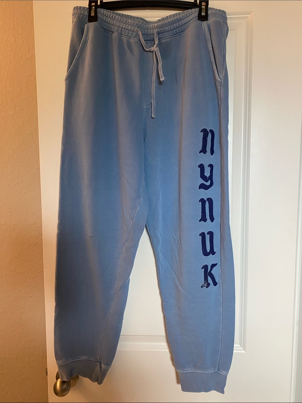 Women’s Sweatpants with Side Script Original Name “New Kids on the Block”